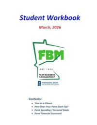 cover of the 2025 student workbook